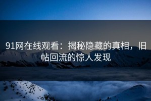 91网在线观看：揭秘隐藏的真相，旧帖回流的惊人发现